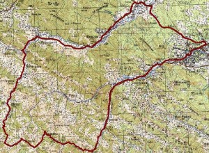 Карта місцевого туристичного велосипедного маршруту «Снідавка-Шепіт»